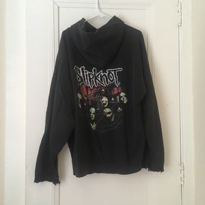 slipknot hoodie metal sweatshirt black band screen